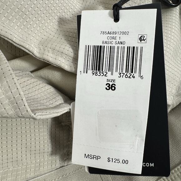 Polo Ralph Lauren RLX Men’s 36 Shorts Beige Golf Concept MSRP $125 - Picture 13 of 15